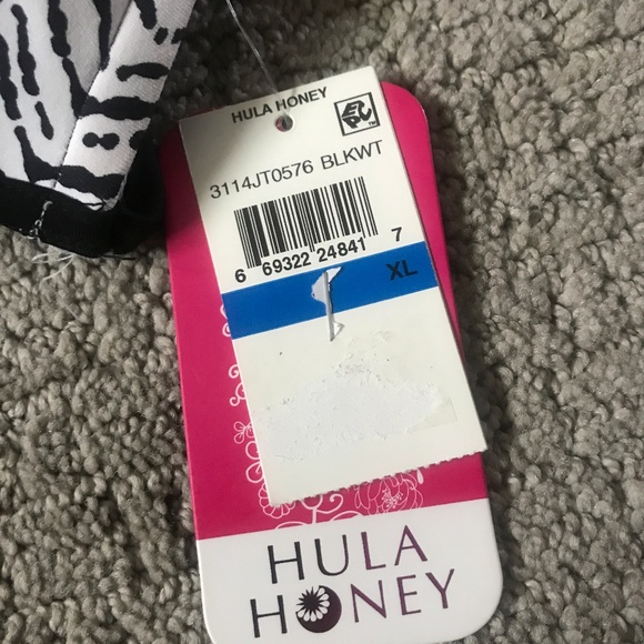 Hula Honey Women's XL Tankini Top $32 Retail - Picture 3 of 5